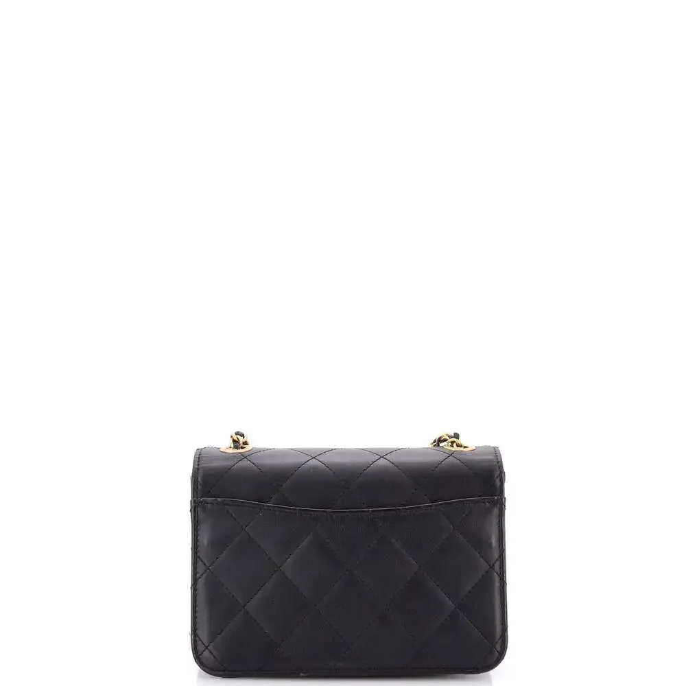 Chanel Resin And Pearl Cc Full Flap Bag #240085C46B